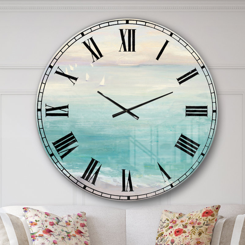 From the Shore - Traditional Wall Clock, Oversized