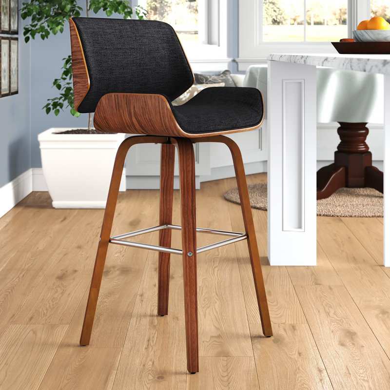 Tabouret tournant 25,98 "Agarita, Gris foncé