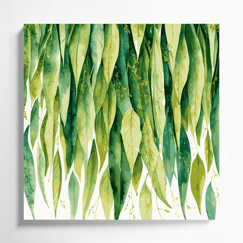 Art mural sur toile Botanical Lemon Verbena, H 16 po x l 16 po