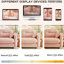 Chenille rose modulaire à 4 places en forme de L avec un design ergonomique et mobile pour les petits salons-1426005676-1426005683