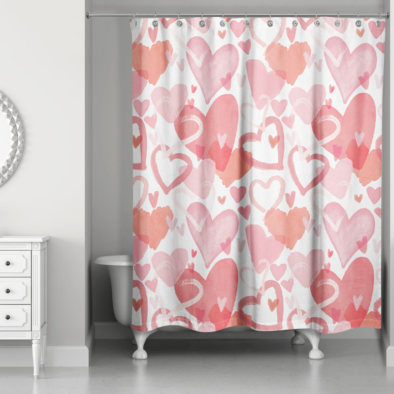 Rideau de douche Heart Cluster