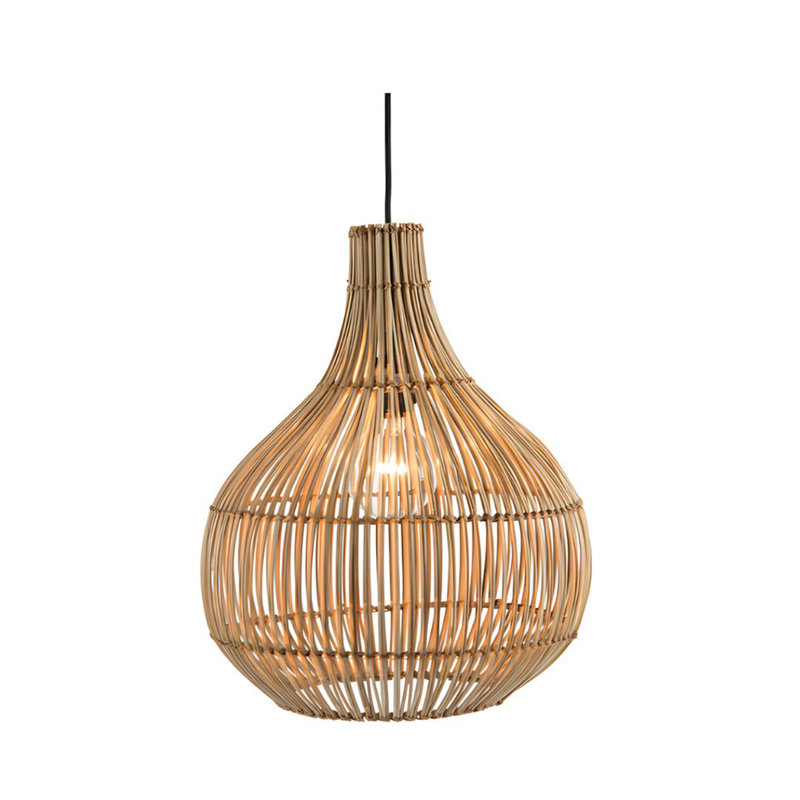 Luminaire suspendu en forme de dôme naturel à 1 lumière Cagdas