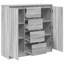 Sideboard With Drawers 100.5X35x98.5 Cm Engineered Wood-795893122