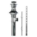1.5" Pop-Up Bathroom Sink Drain with Overflow