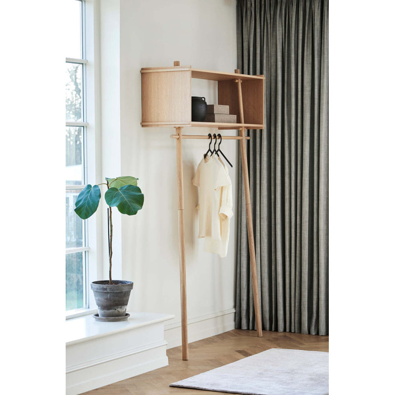 Tojbox Wardrobe (Small), White Oak