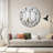 Quirica Round Sunburst Greek Key Design Beveled Mirror-139312469