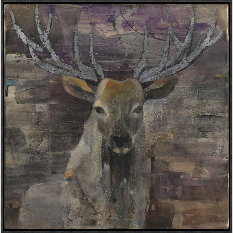 " The Leader " by Albena Hristova, 18" H x 18" W, Wrapped Canvas, No Mat