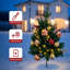 2.26' H Artificial Pine Christmas Tree