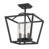 Skegness Glass Semi Flush Mount