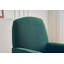Chaise berçante en tissu avec repose-pieds réglable-1880423345