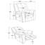 Fauteuil inclinable avec accoudoirs rembourrés et rembourrés Encino