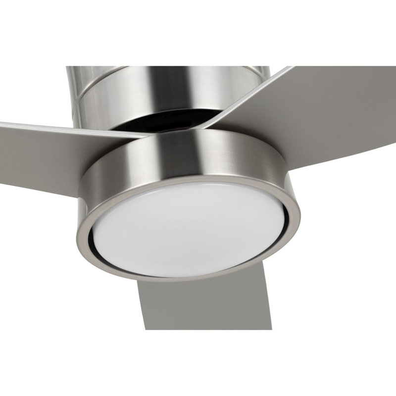 52-in Three-Blade Modern Ceiling Fan, Silver