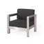 Simple elegance for living room, chic accent chair-792493430