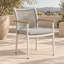 Outdoor Dining Armchair with Cushions