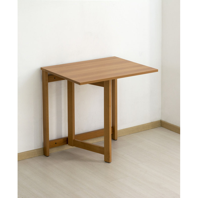 Loralyn 79cm Rectangular Folding Table, Cherry