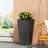Gray Planter For Outdoor Flower Beds - Magnesium Oxide, 15.26 In. Depth, Width, 29.16 Height, 32.58 Lb, 32.5 Package 19 18.5 37.94 Lb Weight Oxide