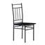 Ensemble de table de salle à manger 7 pièces, table de cuisine rectangulaire en bois rétro et 6 chaises à haut dossier -2095995381-2095995370-2095995375