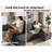 Bustamante 4-seats L-shape Sofa Couch With Ottoman-101287649