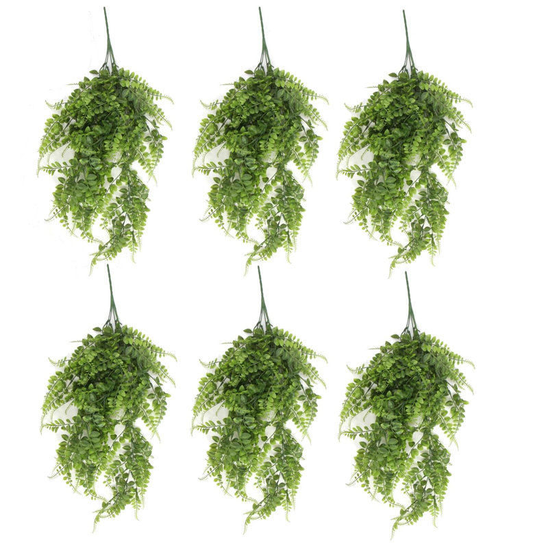 Multipack Hanging Plants Fire / UV Resistant 85 cm H Faux Pothos Plant