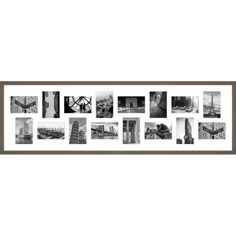 Kumrije Collage Picture Frame, Titanium