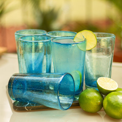 Bulles d'aigue-marine 15 oz. Ellicottville Verre Highball
