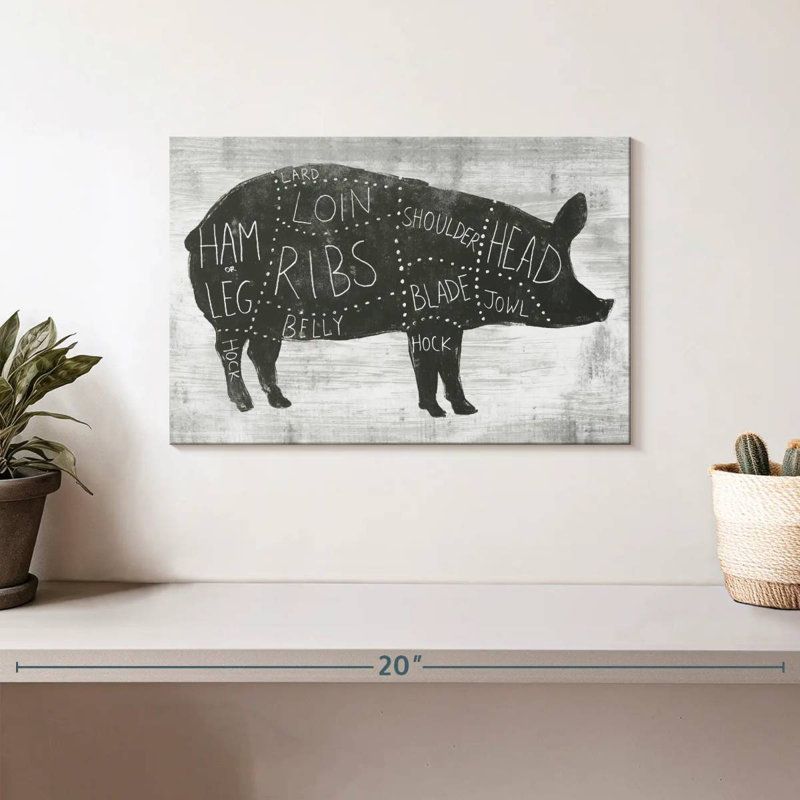 Senne Farmhouse Butcher I, H 8 po x l 12 po