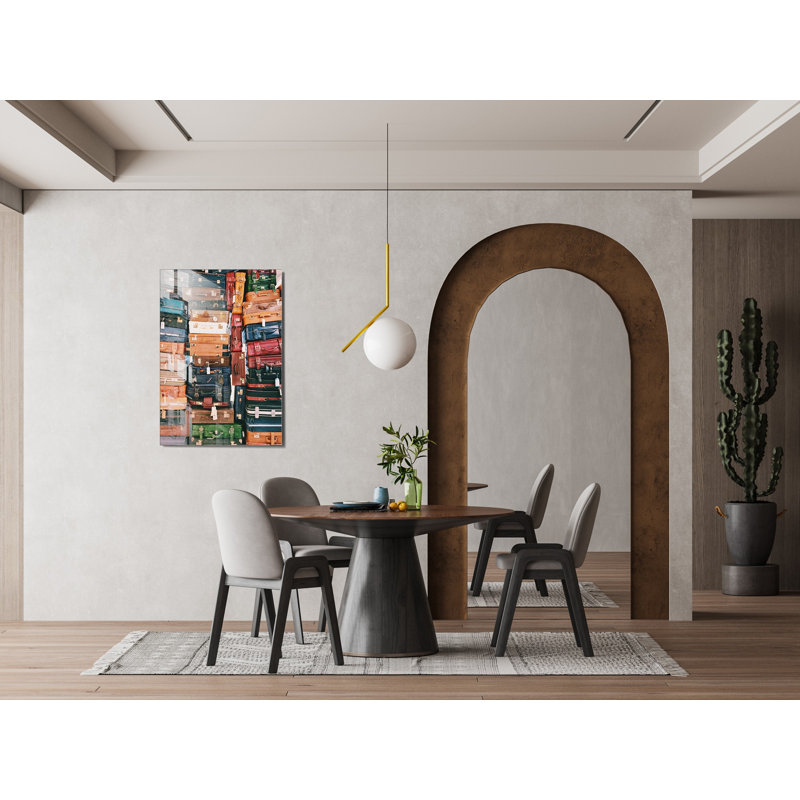 Peinture décorative en verre trempé, H 39,4 po x l 27,6 po x P 1 po