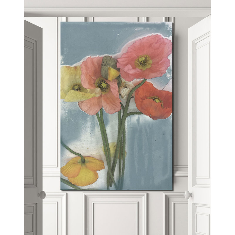« popy spray ii », reproduction, H 18 po x l 12 po x P 1,5 po, Toile tendue