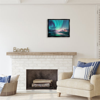Stupell Industries Northern Lights Photography Canvas Wall Art Design by Incado