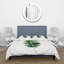 Green/White Microfiber Duvet Cover Set-66389525