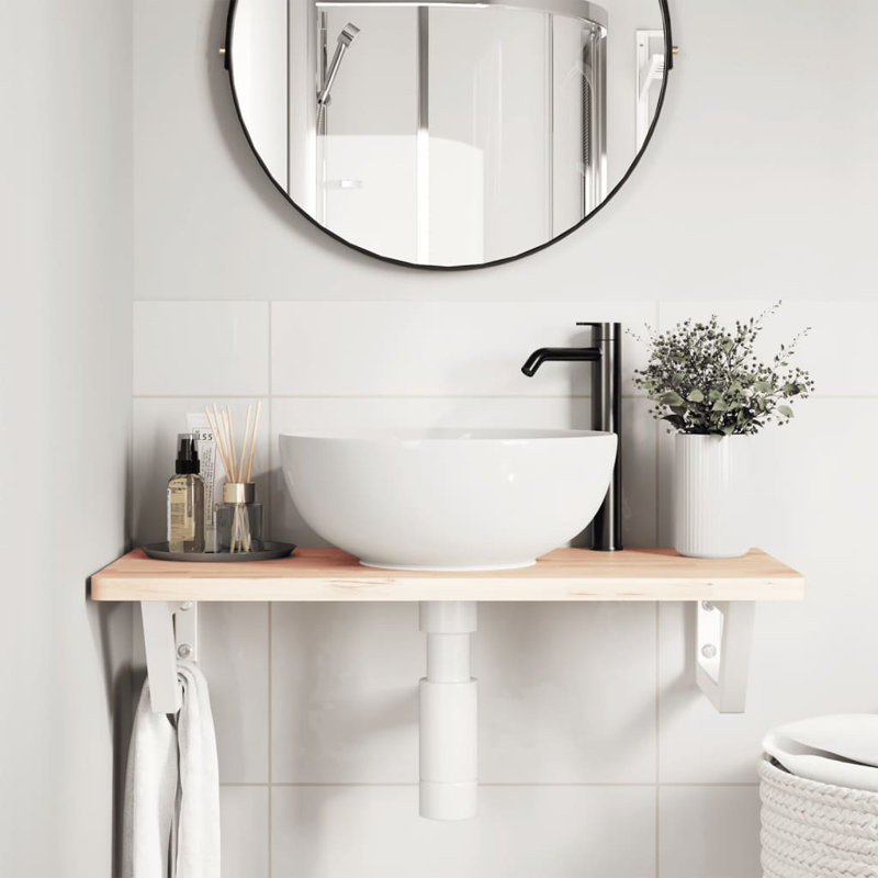 Accent Shelf, 2.5" H x 80" W x 40" D, White