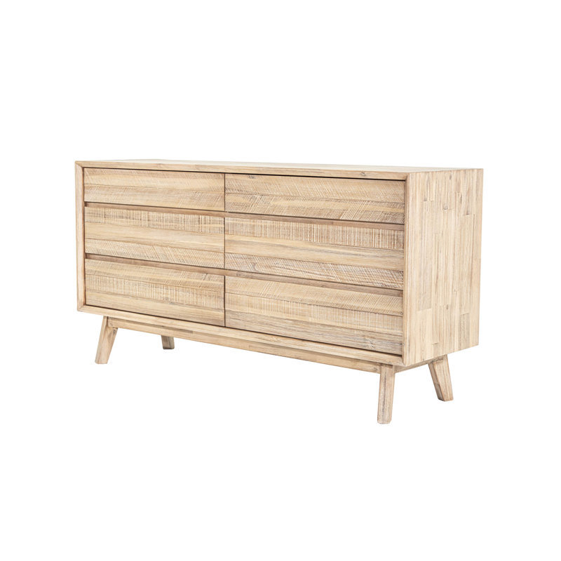 Claxton 61" Wide 6-Drawer Dresser