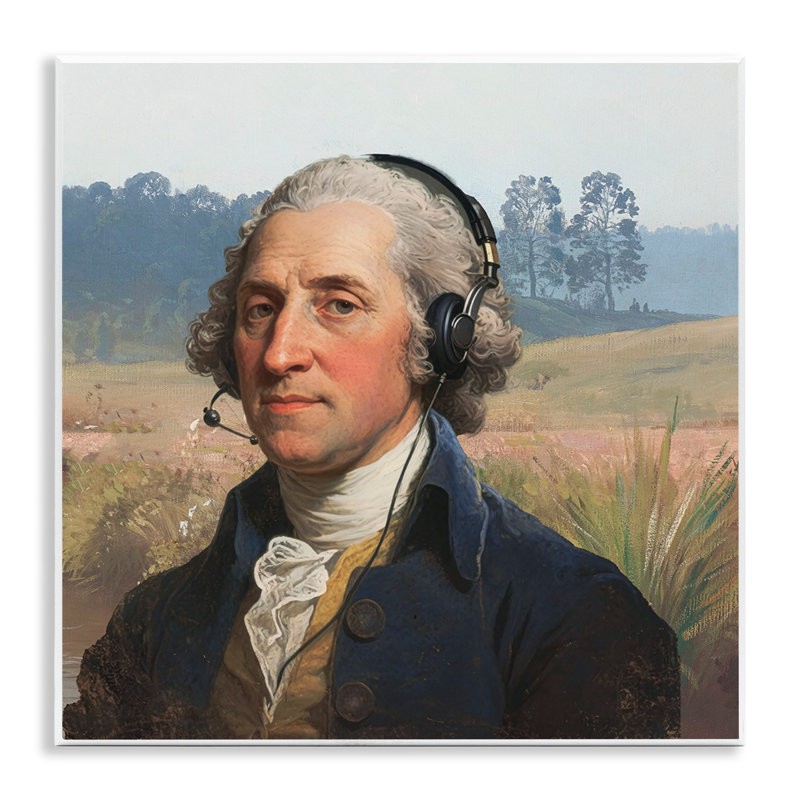 Classical Gentleman with Headset Wall Plaque, design by CAD Designs