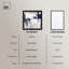 «Blue Cascades on Still White Shadowbox», art mural bleu par Art Remedy-115123259-115123262