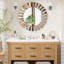 Montz Wood Round Wall Mirror-1638619920