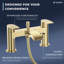Abida Bathroom Bath Shower Mixer Bath Filler