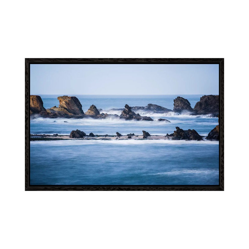 Winter Storm Watching II, Shore Acres State Park, Southern Oregon Coast, USA by Stuart Westmorland - Floater Frame Gallery-Wrapped Canvas Giclée on Canvas