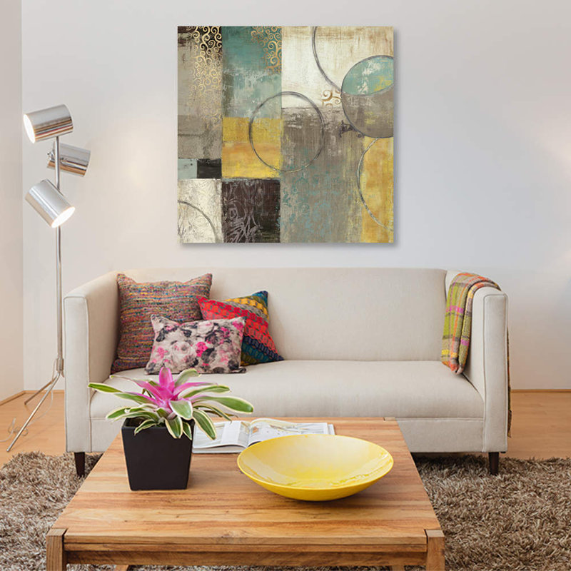 « tranquillité of esprit ii », impression sur toile, H 26 po x l 26 po x P 1,5 po, Pas de tapis, Toile tendue