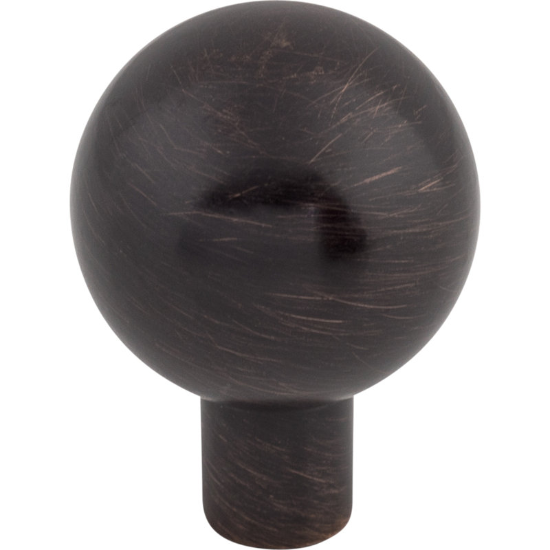 Brookline Round Knob, Tuscan Bronze, 1" Knob Diameter