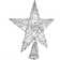 Metal Astrology & Stars Tree Topper