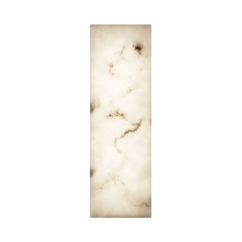 Applique murale ADA 17 po LumenAria - Medley LumenAria, Faux albâtre, H 17 po x l 4,5 po x P 3,5 po