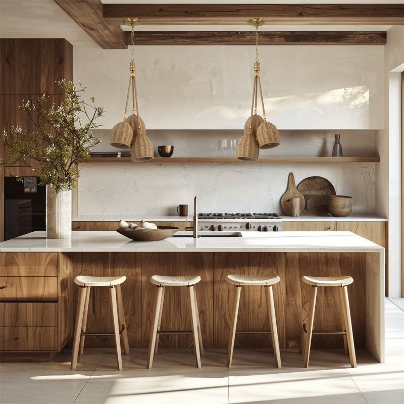 Caroll 3 Light Soft Gold Pendant