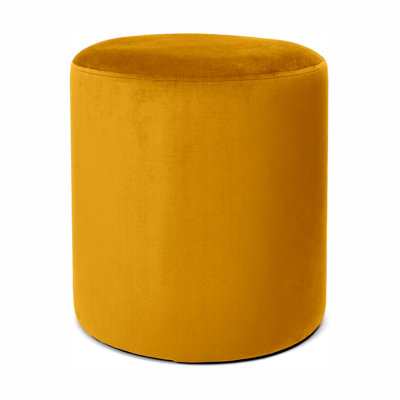 Hensel 28 cm W Velvet Round Ottoman