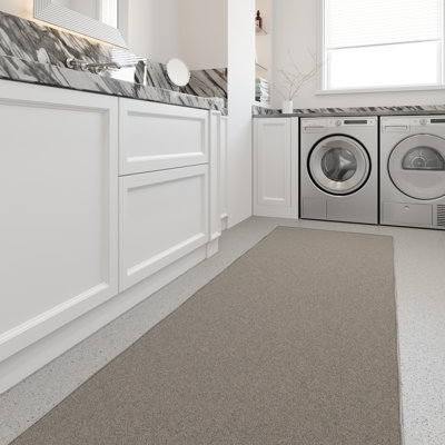 Ottohome Gray Runner Rug