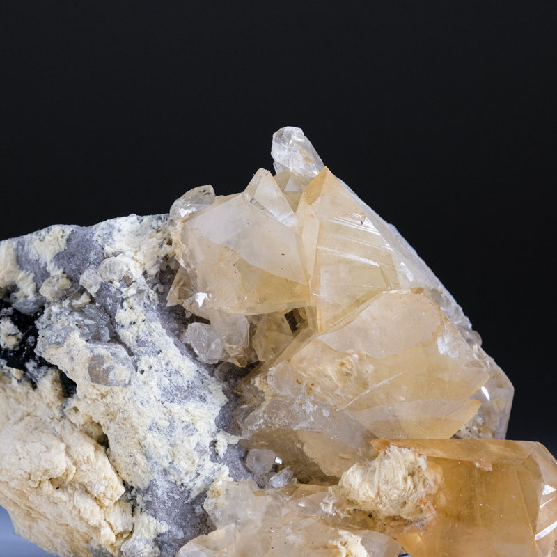 Golden Calcite Crystal From Elmwood Mine, Tennessee (1 Lb)