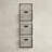 Kieran Metal Wall Organizer with Wall Baskets