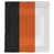 Black/Deep Orange/White