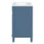 Meuble-lavabo d'inspiration française avec lavabo en céramique et rangement intelligent-129220621