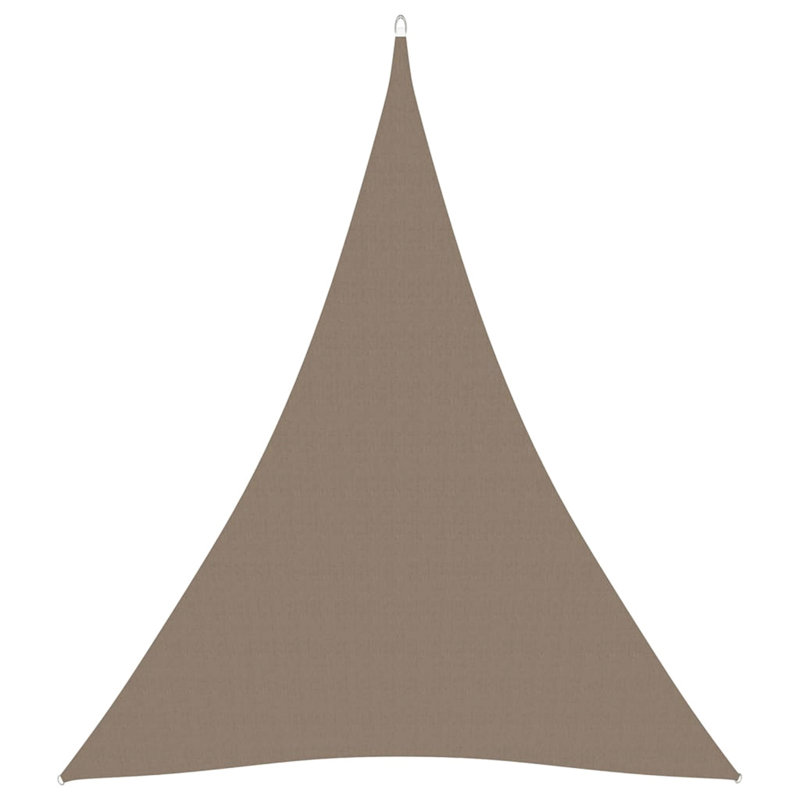 Sharptown Triangular Shade Sail, Taupe, 5m x 6m x 6m