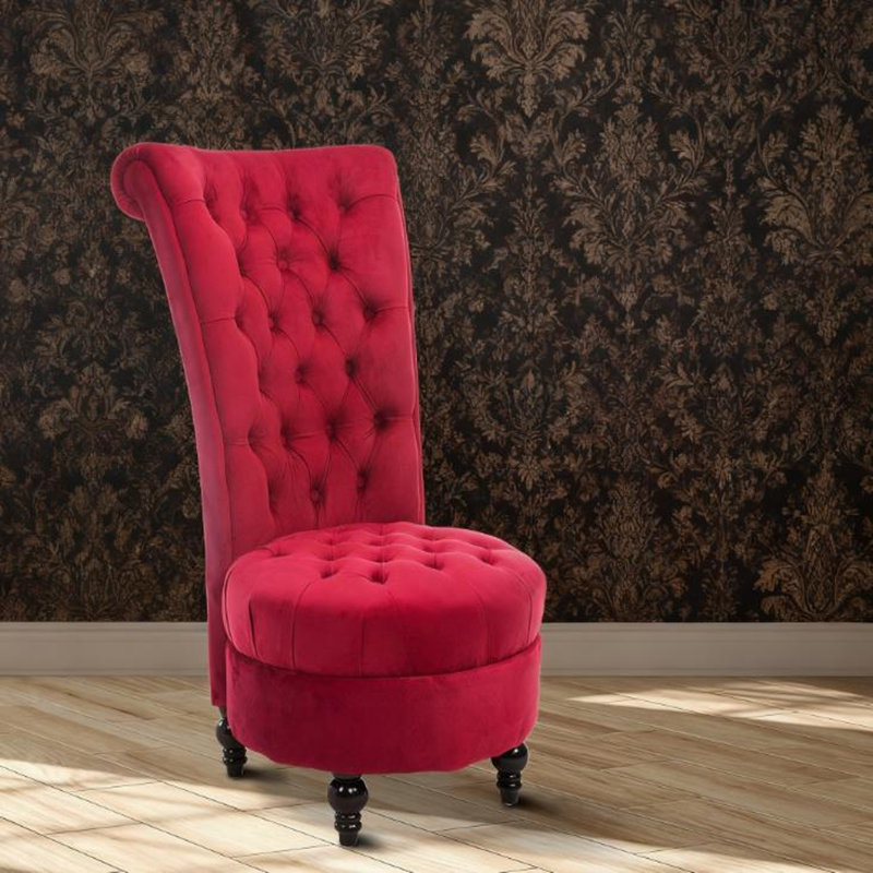 Fauteuil d'appoint rembourré en tissu